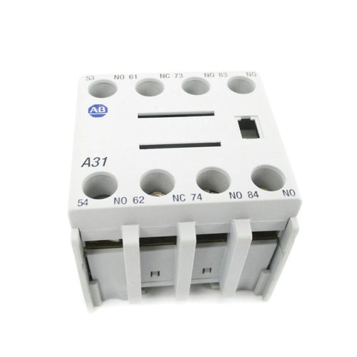 Allen-Bradley 100-FA31 Auxiliary Contact Block 3 NO 1 NC Front Mount