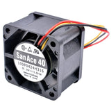 Sanyo Denki 109P0424H316 DC Axial Fan 24V 0.095A 40x40x28mm
