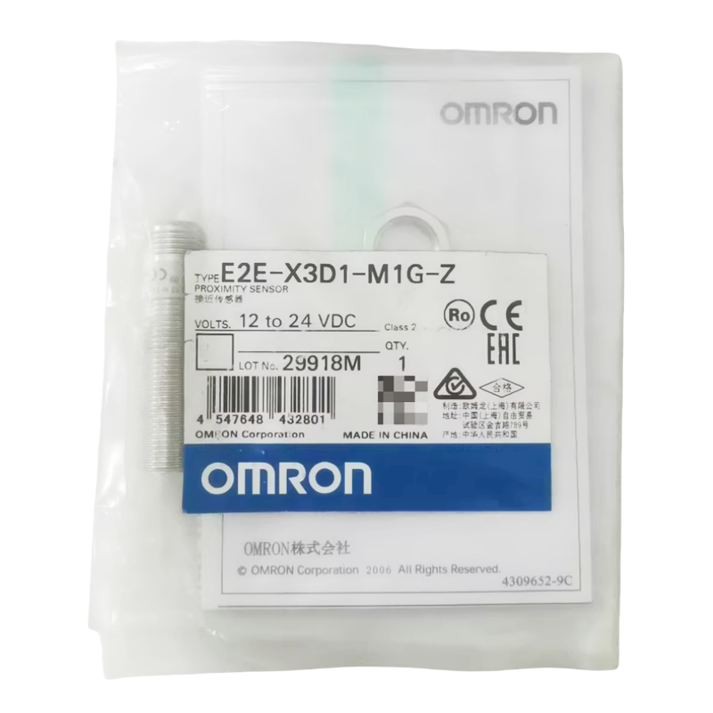 Omron E2E-X3D1-M1G-Z 12-24VDC Proximity Switch Industrial Supplier Fast Delivery
