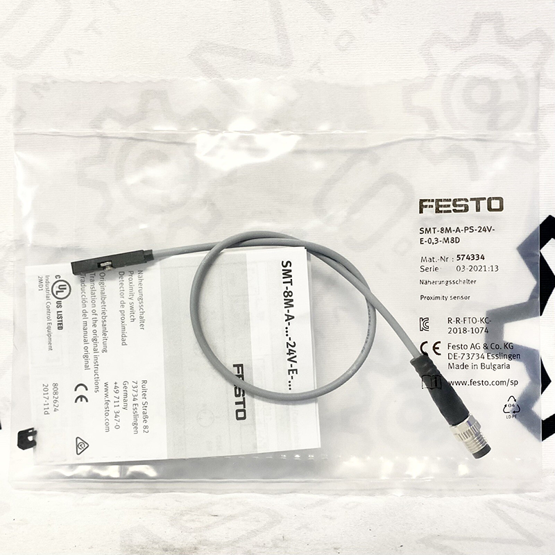 SENSOR FOR FESTO SMT-8M-A-PS-24V-E-0,3-M8D 574334