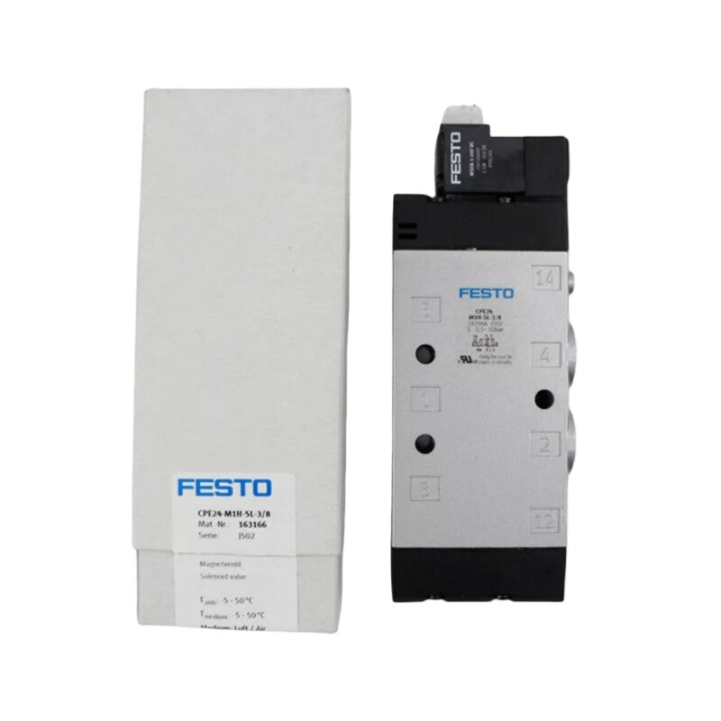 Festo CPE24-M1H-5L-3/8 Solenoid Valve 24VDC Industrial Supplier Fast Delivery