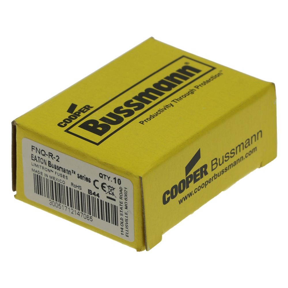 Eaton Bussmann FNQ-R-2 Series Time-delay Fuse 2A 600V