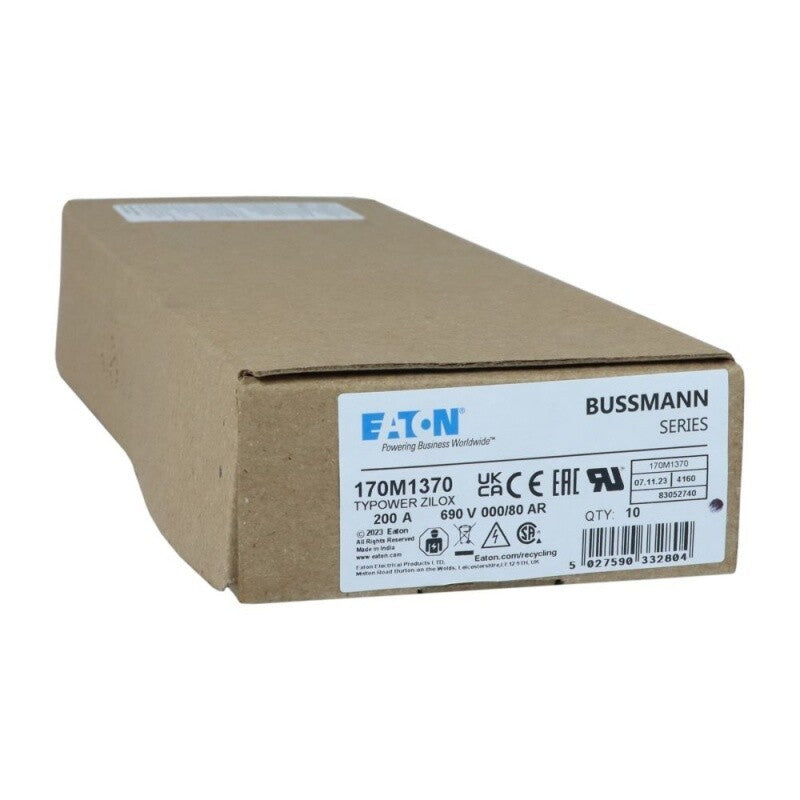 Bussmann 170M1370 Semiconductor Fuse 6090V 200A Industrial Supplier Fast Shipping