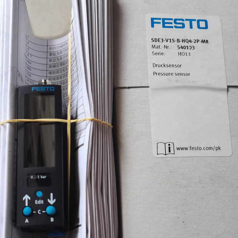 FOR FESTO SDE3-V1S-B-HQ4-2P-M8 Vacuum Pressure Sensor 540193