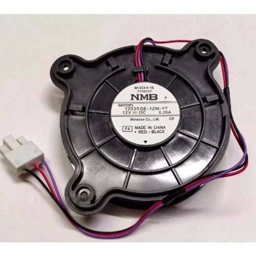 NMB-MAT 12035GE-12M-YT Refrigerator Cooling Fan Motor 12V 0.26A 3-Wire