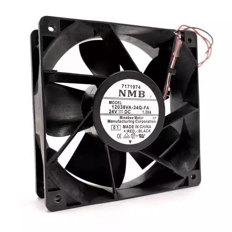 NMB-MAT 12038VA-24Q-FA DC Axial Fan 24V 1.20A 120x120x38mm