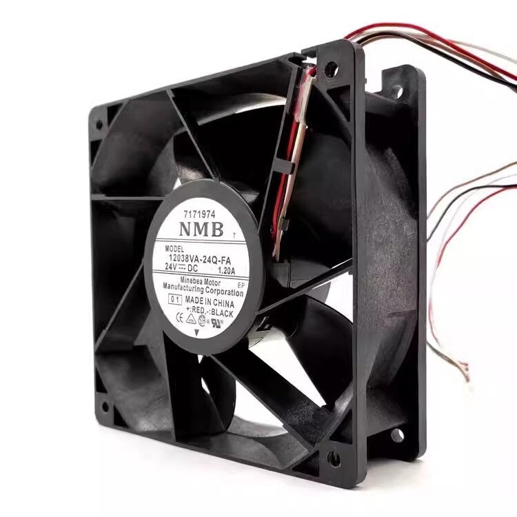 NMB-MAT 12038VA-24Q-FA DC Axial Fan 24V 1.20A 120x120x38mm