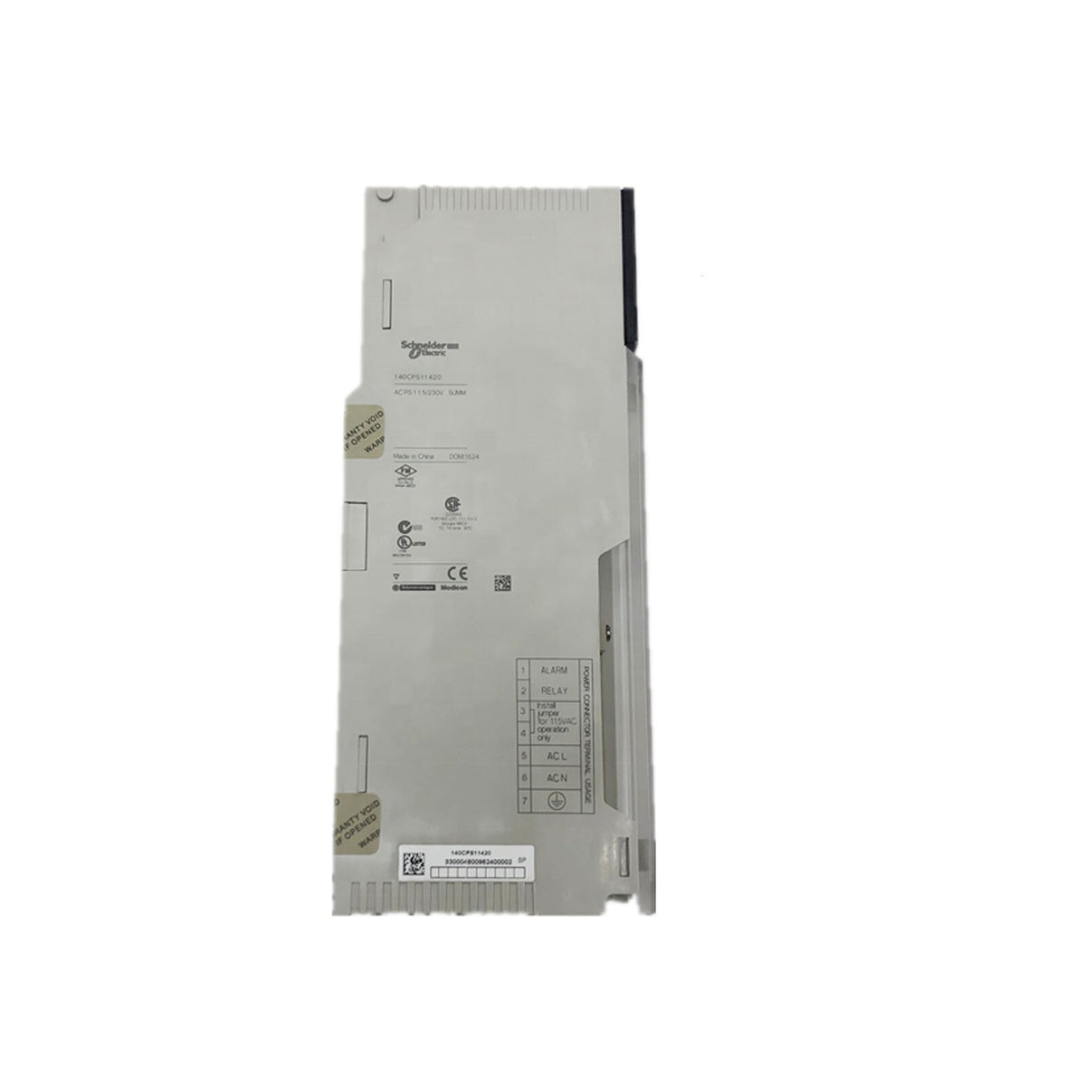 Schneider 140CPS11420 Power Supply 115/230VAC 24VDC 8A