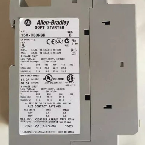 Allen-Bradley Brand New 150-C30NBR  Smart Motor Controller