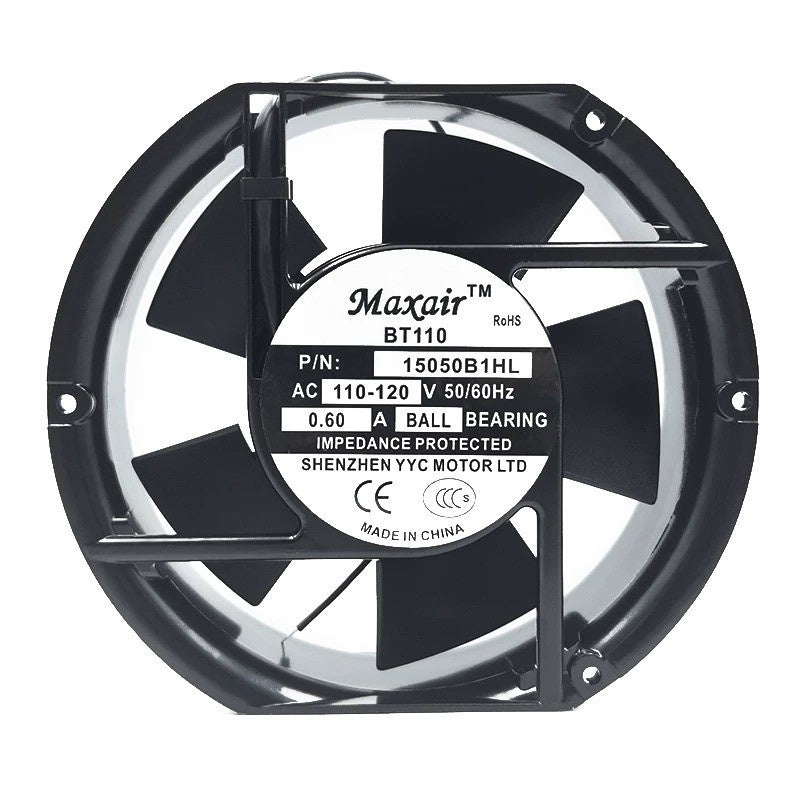 Maxair 15050B1HL Axial Fan 115VAC 172mm