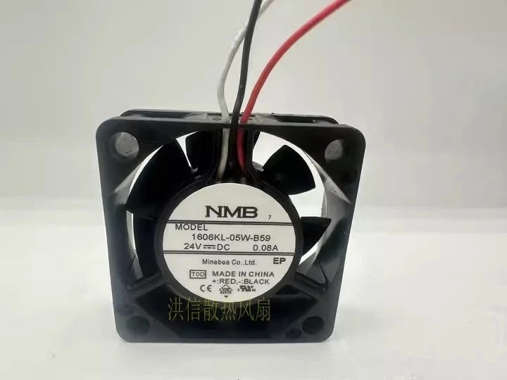 NMB-MAT 1606KL-05W-B59 DC Axial Fan 24V 40x40x15mm 8000RPM