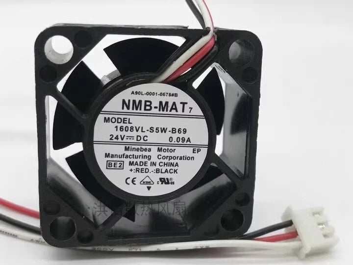 NMB-MAT 1608VL-S5W-B69 DC Axial Fan 24V 0.09A 40x40x20mm