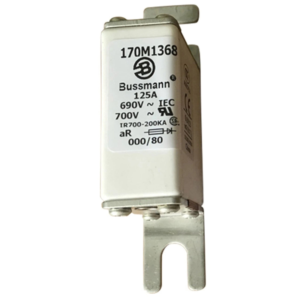Bussmann 170M1368 High Speed Fuse 125A 690V Class aR