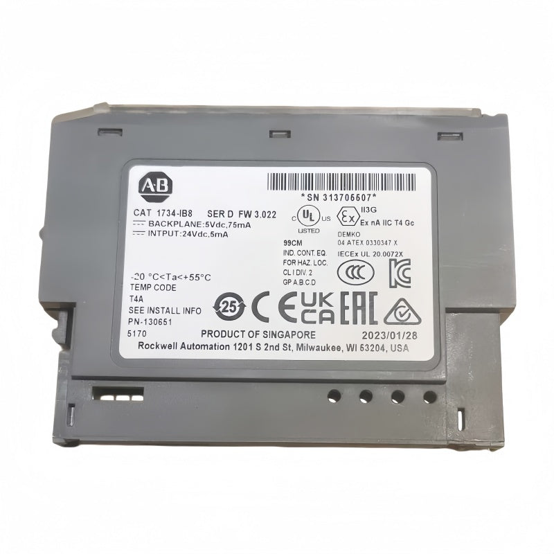 Allen-Bradley 1734-IB8 24V DC 8-Channel Sink Digital Input Module