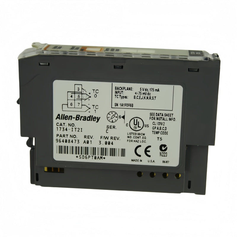 Allen-Bradley 1734-IT2I 24V DC 2-Channel Thermocouple Input Module