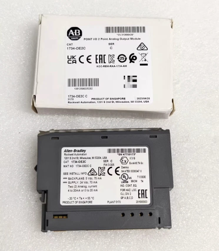 Allen-Bradley 1734-OE2C Analog Output Module 2-Channel 4-20mA 24VDC