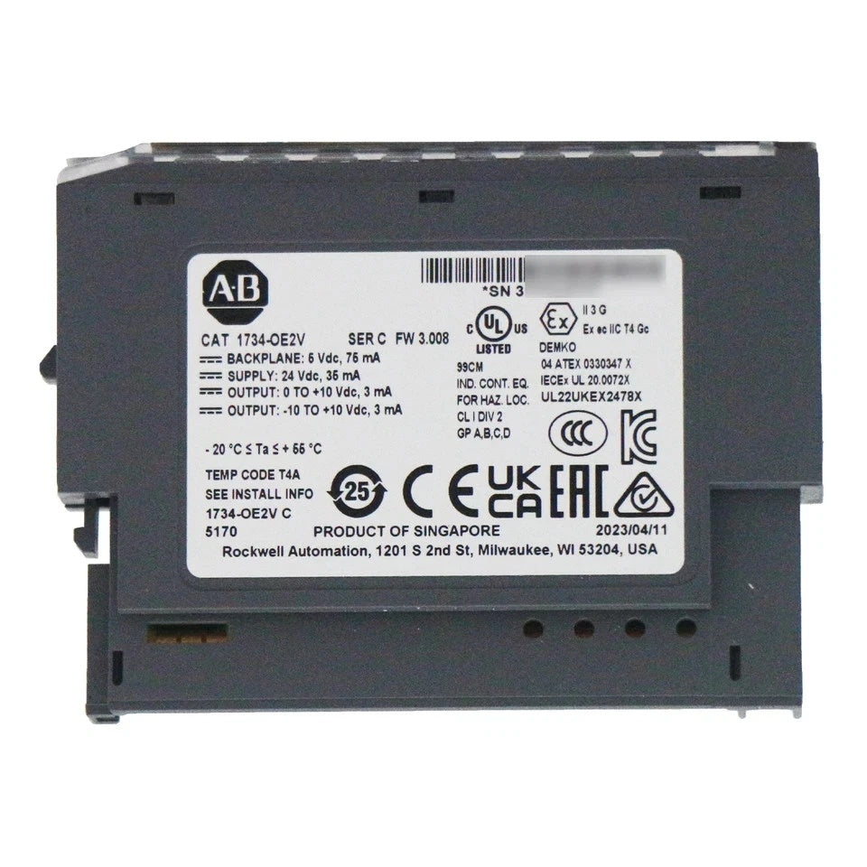 Allen-Bradley 1734-OE2V POINT I/O Output Module 2-Channel ±10V DC