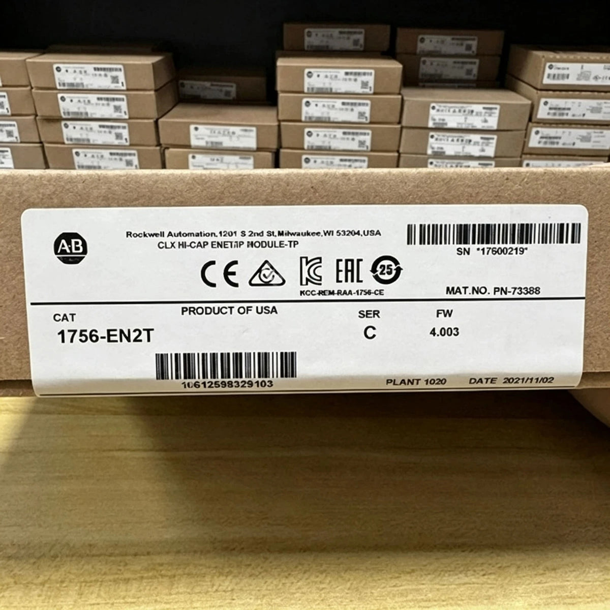 Allen-Bradley 1756-EN2T ControlLogix Communication Module EtherNet/IP 10/100Mbps