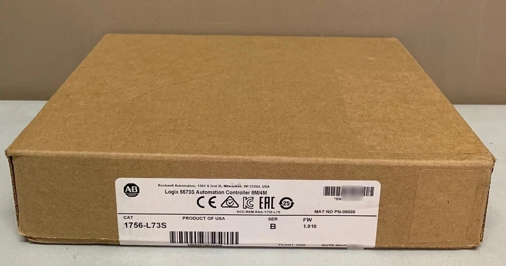 Allen-Bradley 1756-L73 ControlLogix 5570 PLC Controller 8MB
