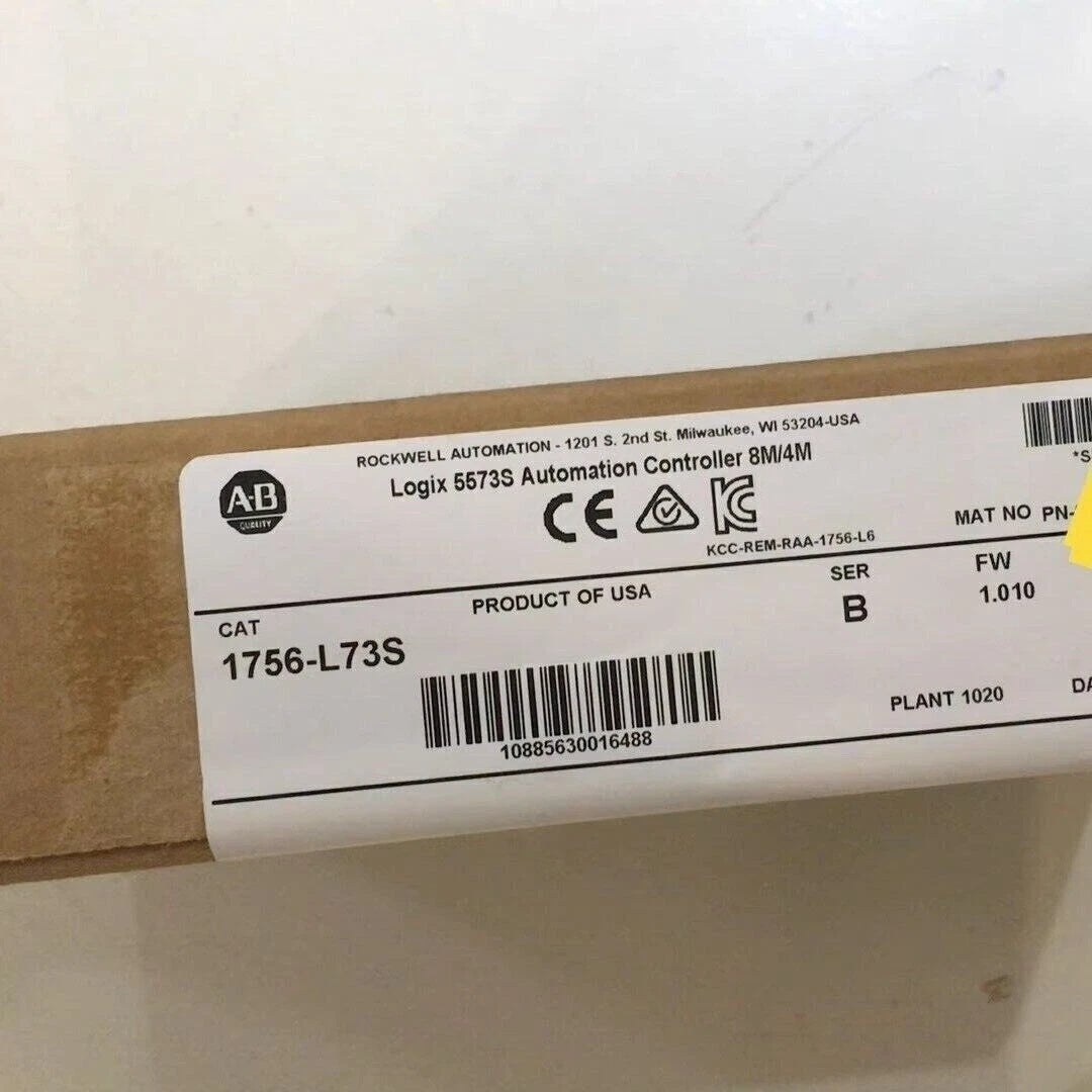 Allen-Bradley 1756-L73 ControlLogix 5570 PLC Controller 8MB