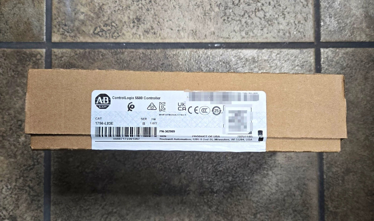 Allen-Bradley 1756-L83E ControlLogix 5580 PLC Controller 10MB 1Gb Ethernet