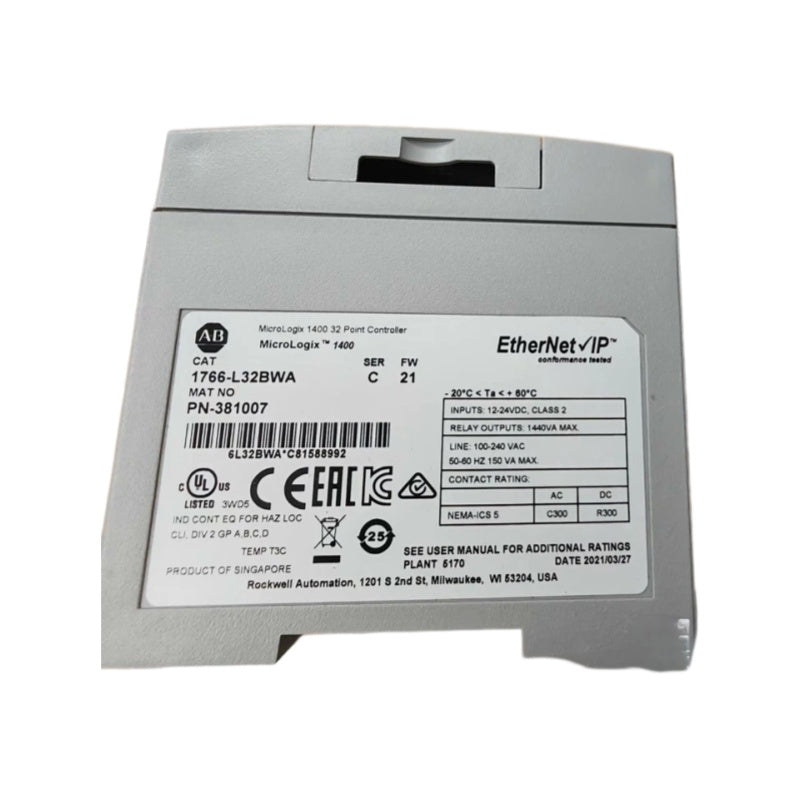 Allen-Bradley 1761-L32BWA 32-Point MicroLogix 1000 Controller