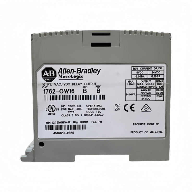Allen-Bradley 1762-OW16 16 Point Relay Output Module for MicroLogix 1200