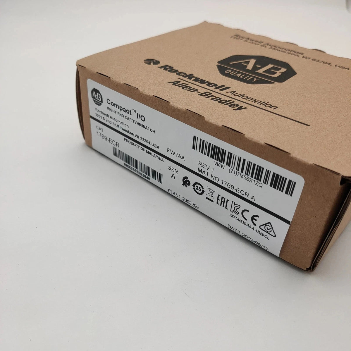 Allen-Bradley 1769-ECR CompactLogix Right End Cap/Terminator 0-60°C