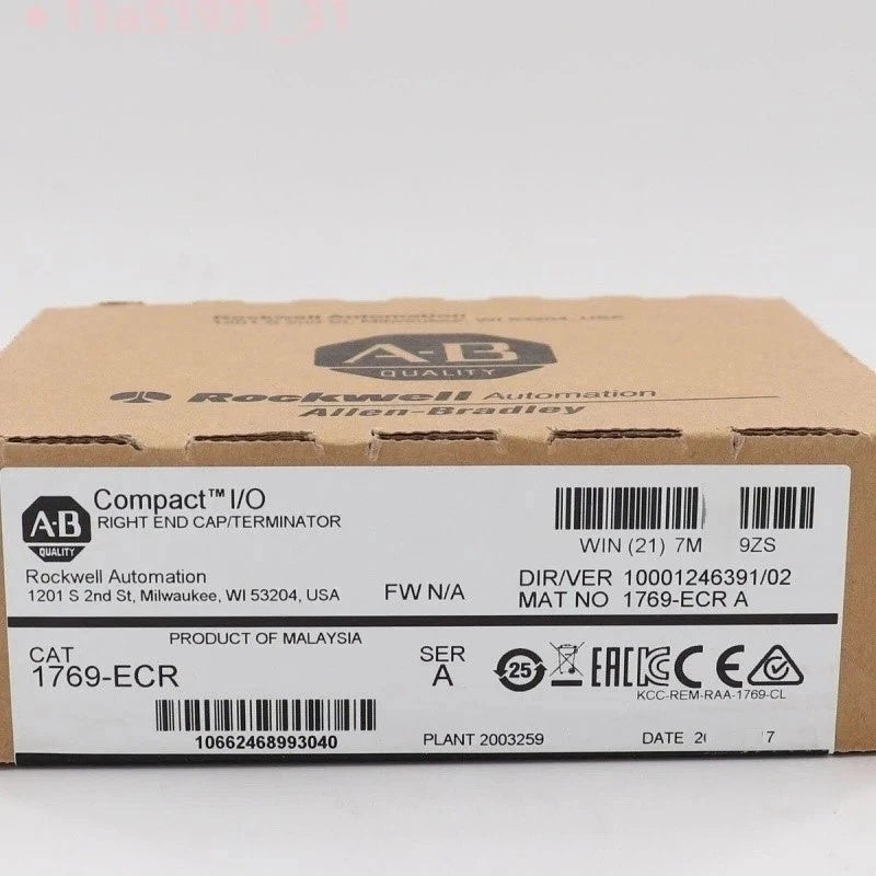 Allen-Bradley 1769-ECR CompactLogix Right End Cap/Terminator 0-60°C