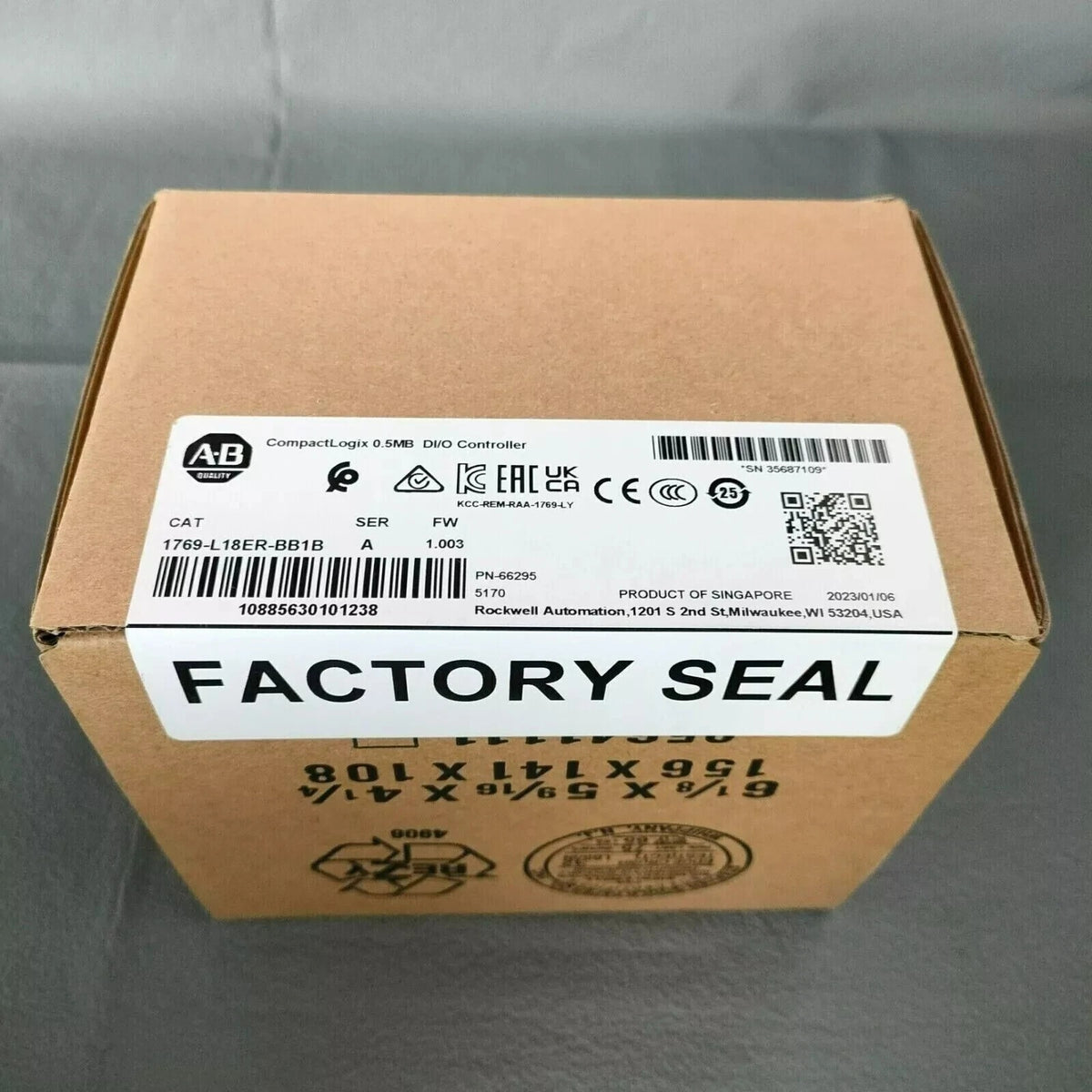 Allen-Bradley Brand New 1769-L18ER-BB1B   PLC Controller Fast Delivery