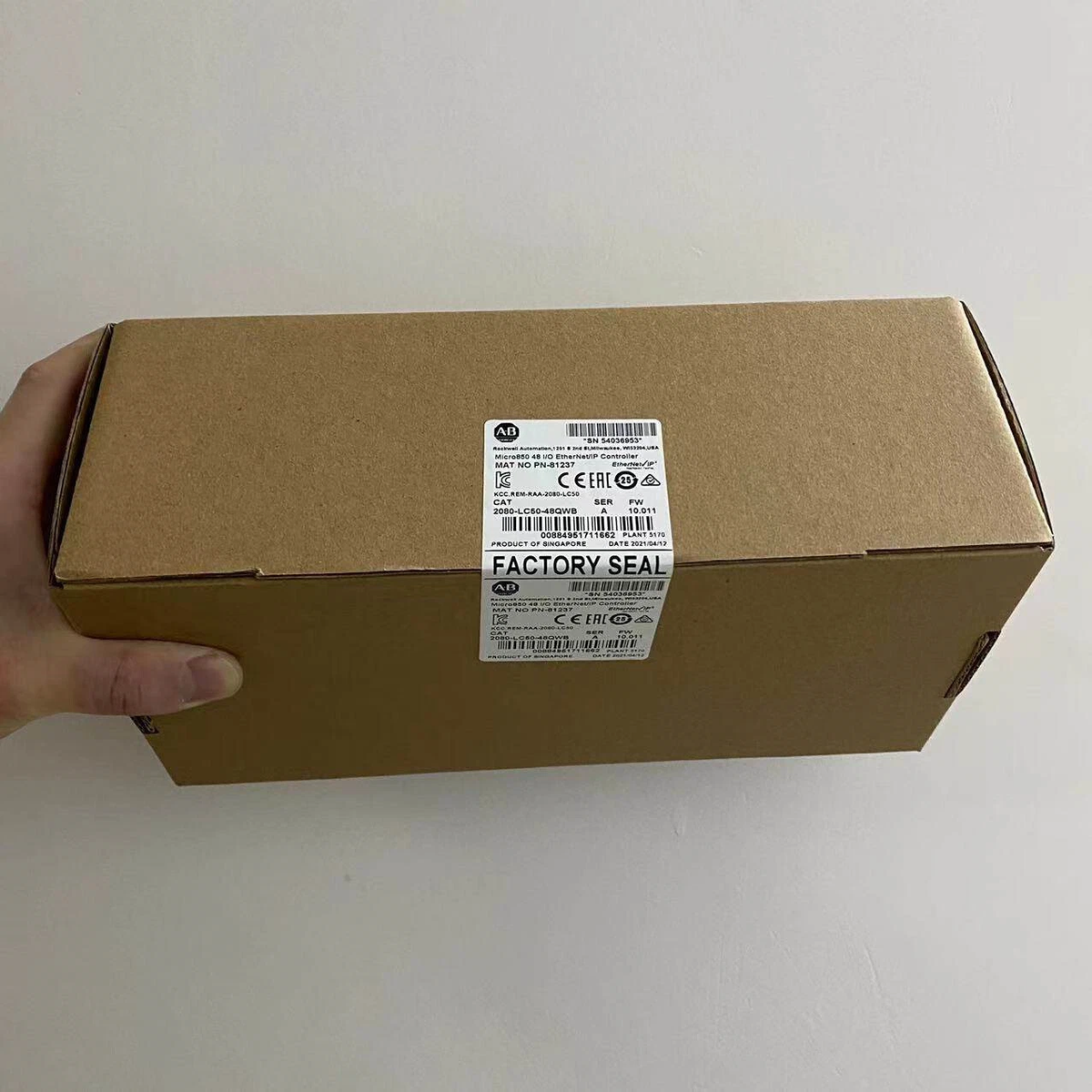 Allen-Bradley Brand New 2080-LC50-48QWB  PLC Controller
