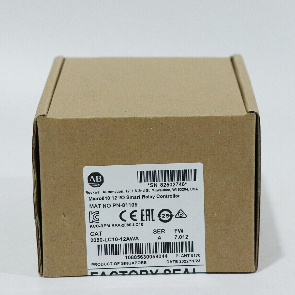 Allen-Bradley Brand New 2080-LC10-12AWA PLC Controller  120/240VAC