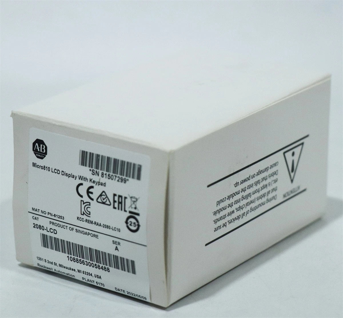 Allen-Bradley 2080-LCD Micro810 LCD Display 1.5-Inch Keypad Module