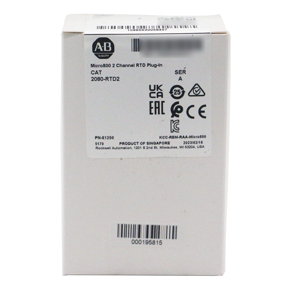 Allen-Bradley Brand New 2080-RTD2 Micro800 RTD Input Module
