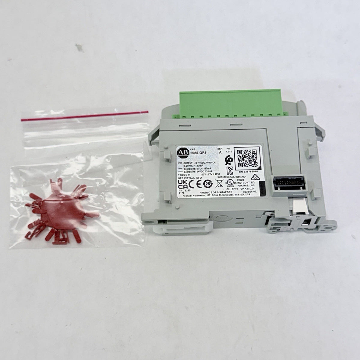 Allen-Bradley 2085-OF4 Micro800 Analog Output Module 4-Channel 12-Bit