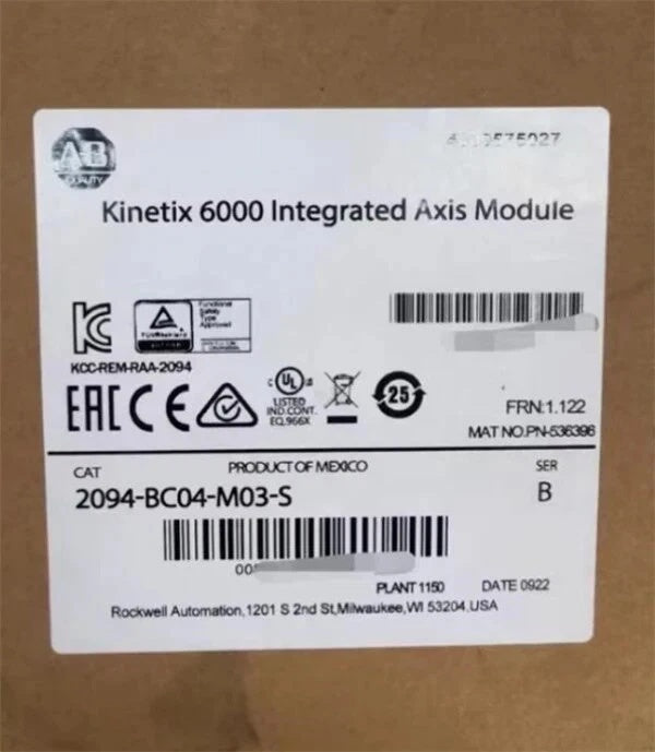 Allen-Bradley 2094-BC04-M03-S Kinetix  Servo Drive  6000 Servo Drive