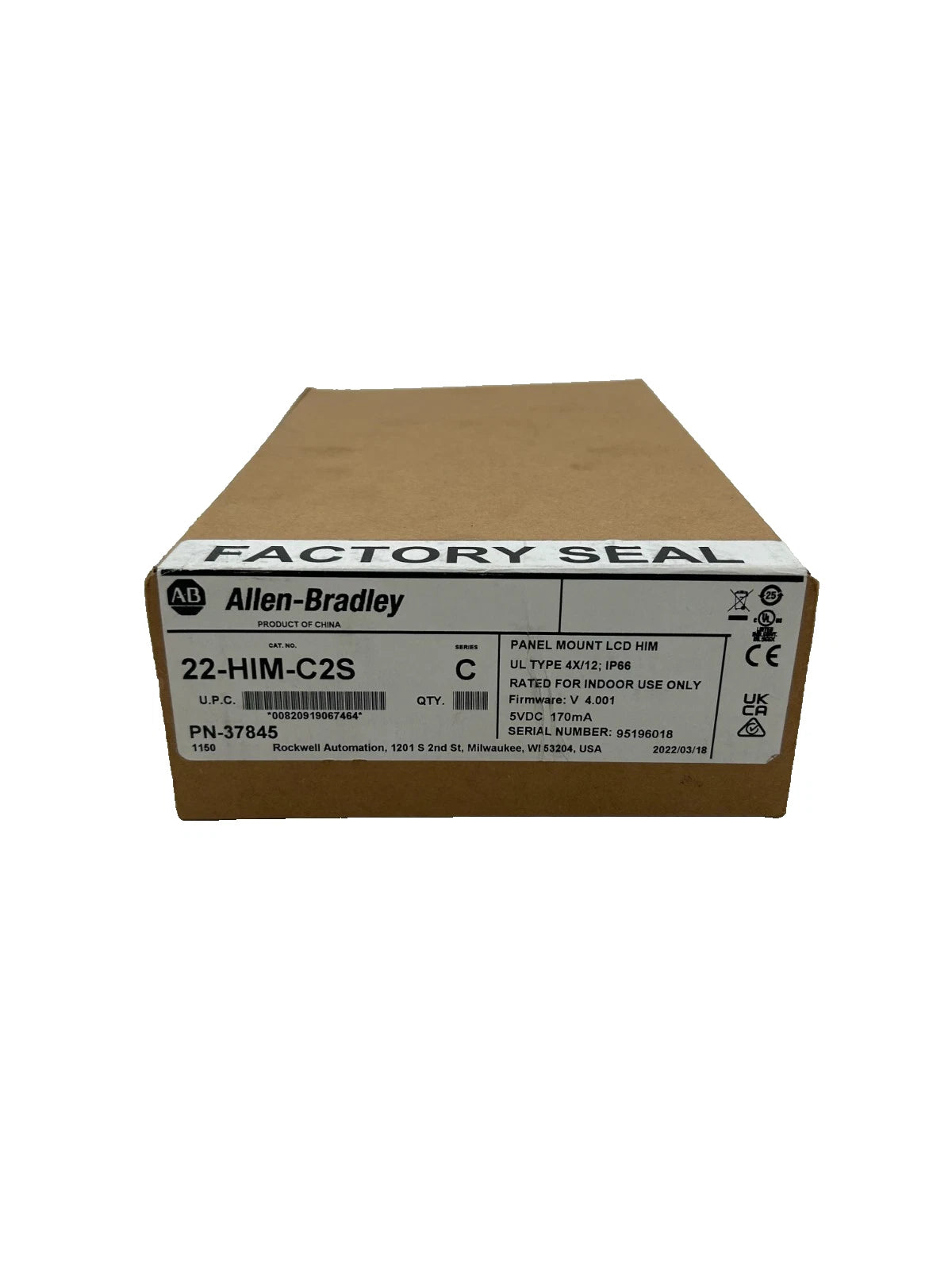 Allen-Bradley 22-HIM-C2S Human Interface Module IP66 2.0m Cable