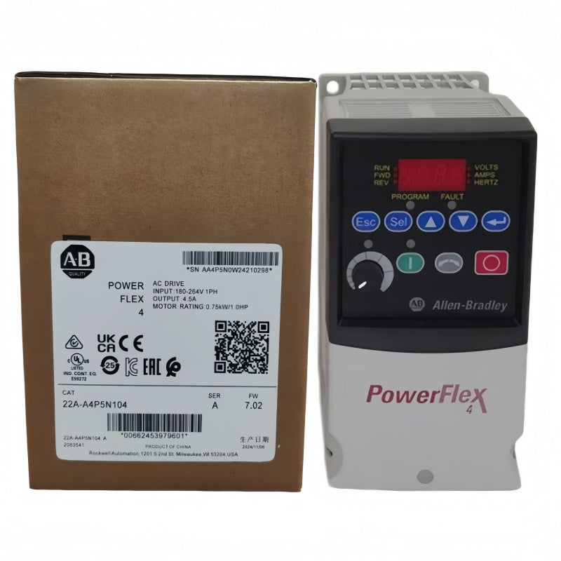 Allen-Bradley 22A-A4P5N104 PowerFlex 4 Variable Frequency AC Drive