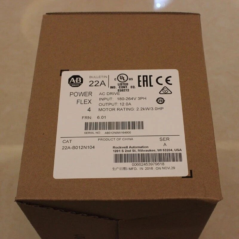 Allen-Bradley 22A-B012N104 AC Drive PowerFlex 4 VFD