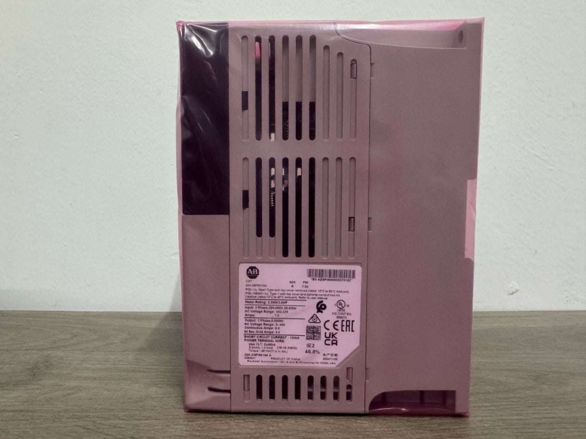 Allen-Bradley 22A-D6P0N104 PowerFlex 4 AC Drive 2.2kW 480VAC