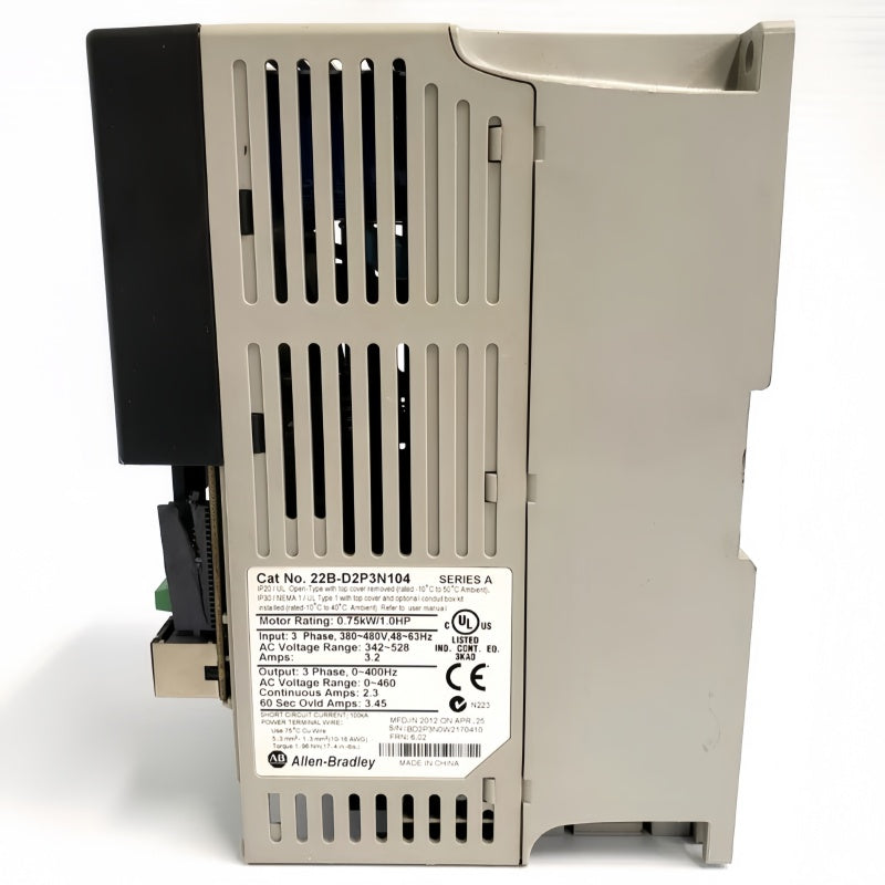 Allen-Bradley 22B-D2P3N104 2.3A PowerFlex 40 AC Drive
