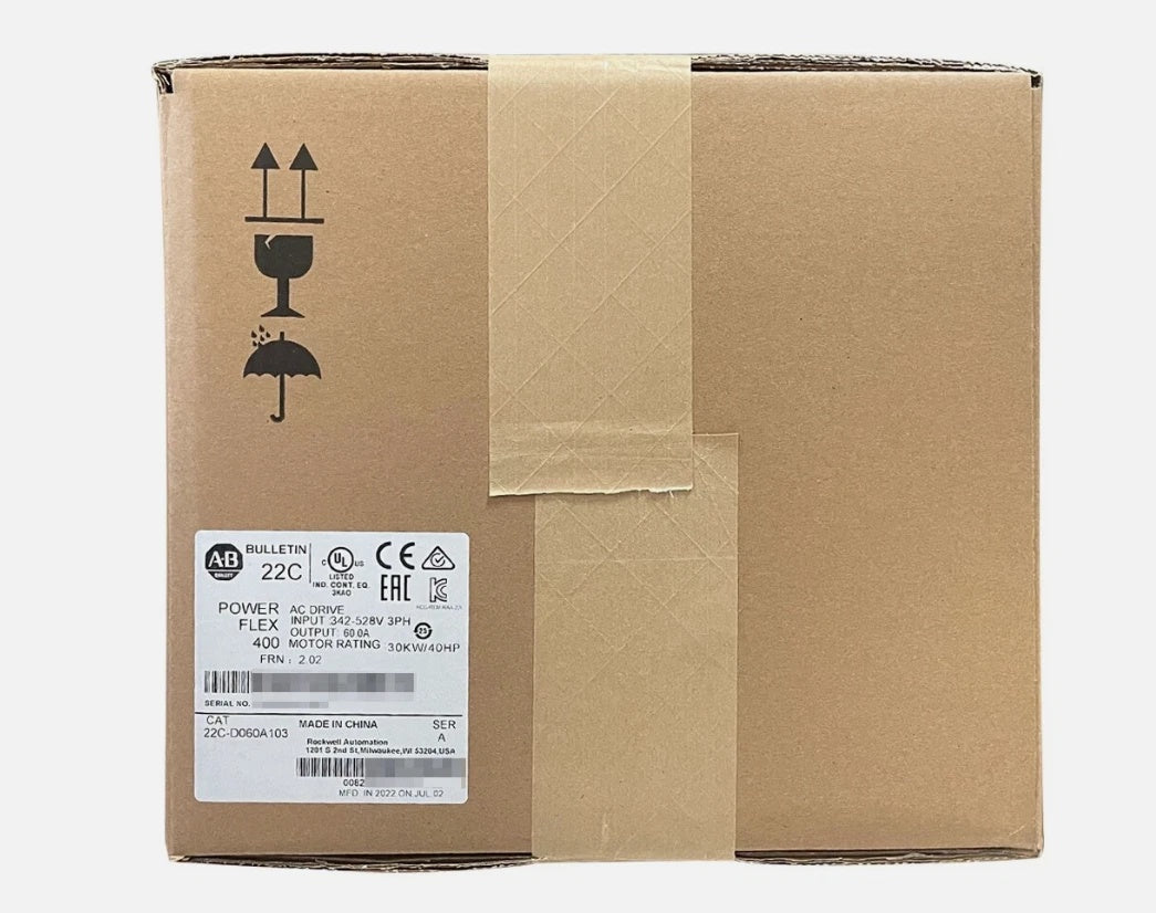 Allen-Bradley 22F-D4P2N113 AC Drive 2HP 480V 4.2A 3-Phase