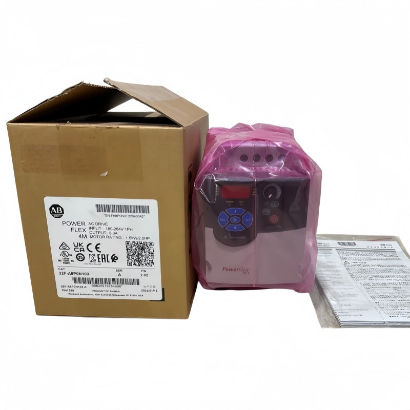 Allen-Bradley 22F-A8P0N103 8A PowerFlex 4M Variable Frequency Drive