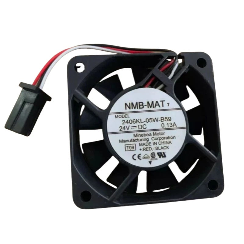 NMB-MAT 2406KL-05W-B59 DC Axial Fan 24V 60x60x15mm 4600RPM