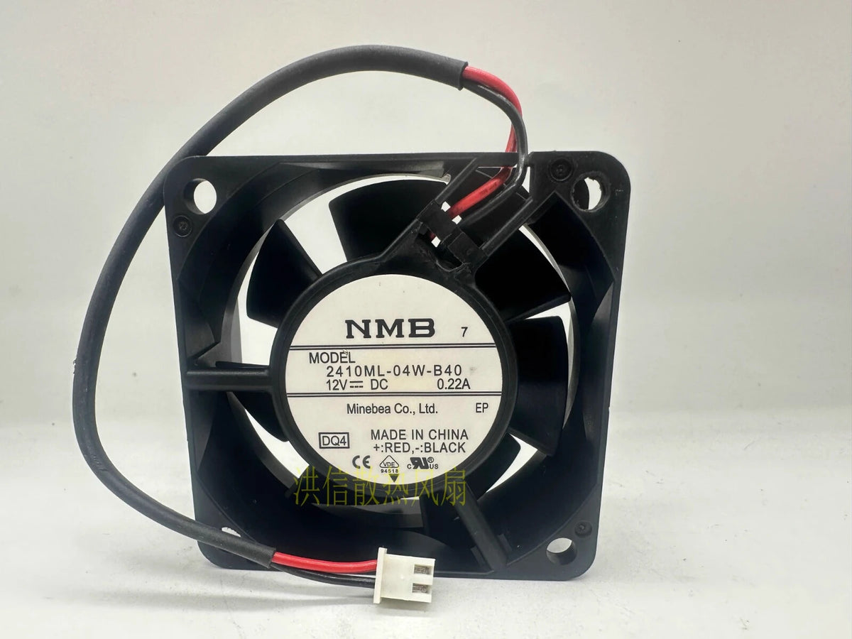 NMB-MAT 2410ML-04W-B40 DC Axial Fan 12V 60x60x25mm 4550RPM