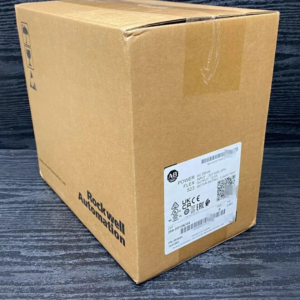 Allen-Bradley 25A-D013N104 PowerFlex 523 AC Drive 5.5kW 13A 380-480VAC