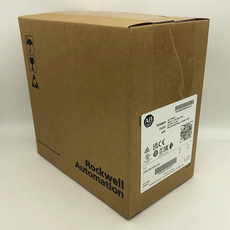 Allen-Bradley 25B-B5P0N104 PowerFlex 525 AC Drive 0.75kW 5A 200-240VAC