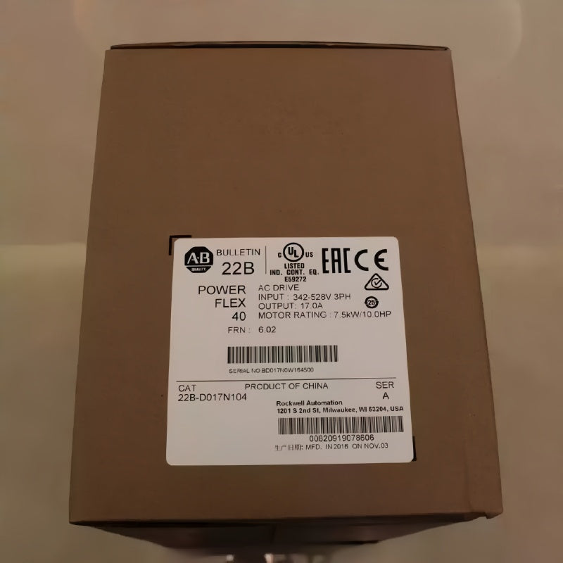 Allen-Bradley 25B-D017N104 PowerFlex 525 Variable Frequency Drive