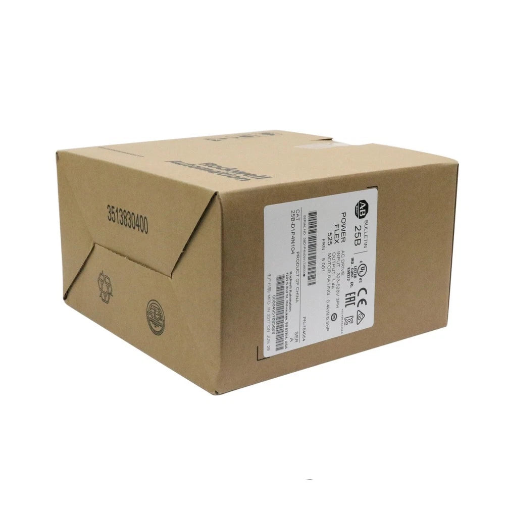 Allen-Bradley 25B-D1P4N104 PowerFlex 525 AC Drive 0.4kW 1.4A 380-480VAC