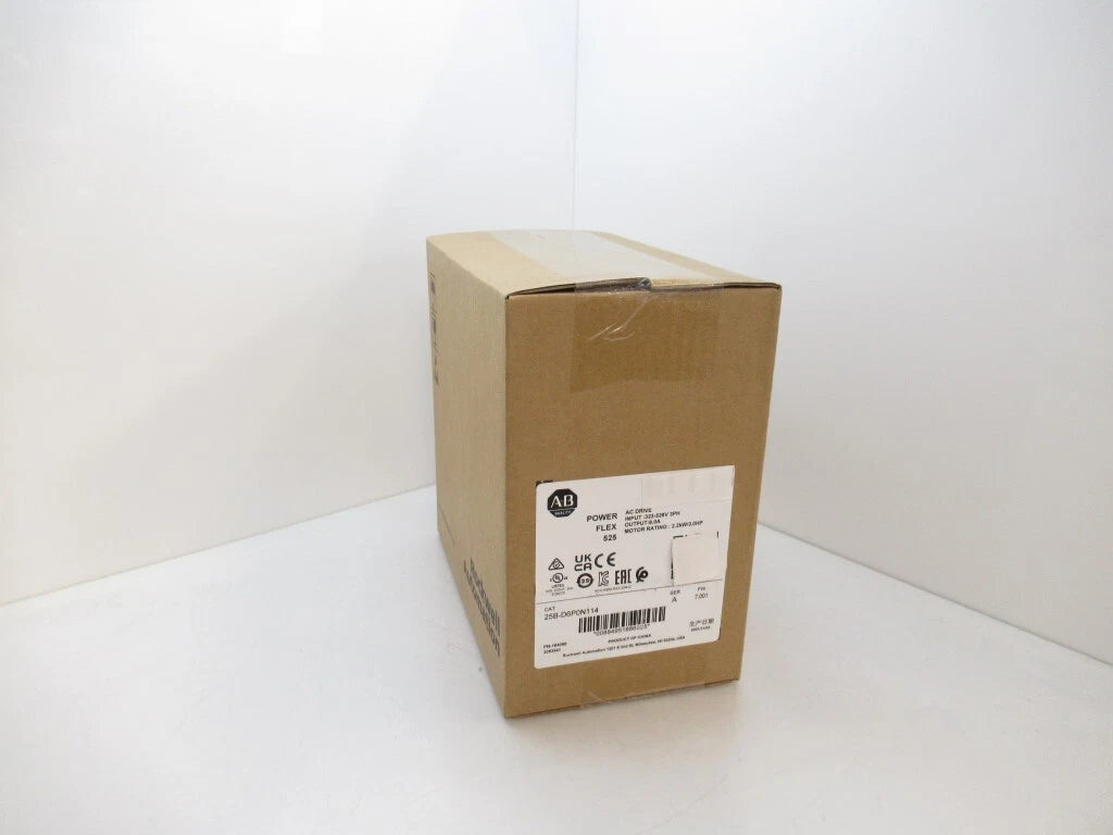 Allen-Bradley 25B-D6P0N114 PowerFlex 525 AC Drive 2.2kW 6A 380-480VAC